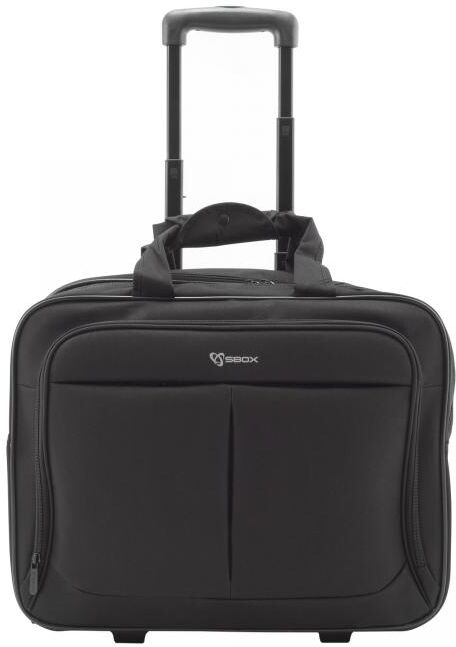 Sbox Borsa Trolley per Notebook 17.3" Monaco Nero