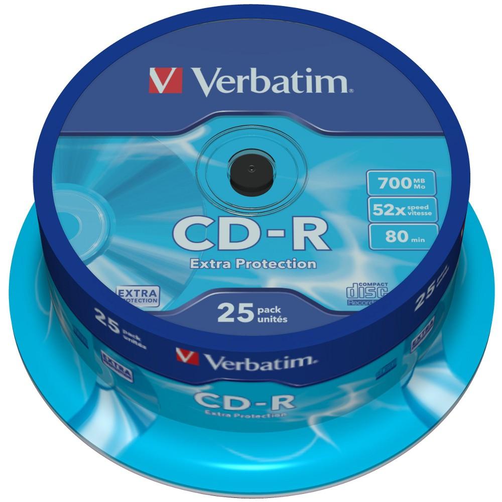 Verbatim Campana 25 CD-R Extra Protection 700MB Verbatim Campana 25 CD-R Extra Protection 700MB