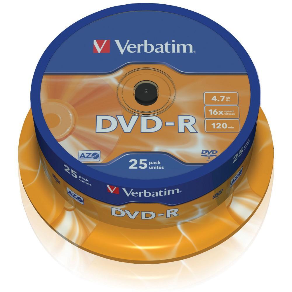 Verbatim Campana 25 DVD-R Matt Silver 4.7GB