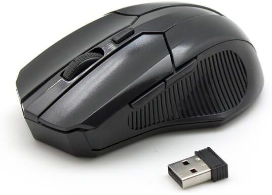 Sbox Mouse Ottico 6D Micro Ricevitore USB Wireless 800-1600 dpi Nero Sbox Mouse Ottico 6D Micro Ricevitore USB Wireless 800-1600 dpi Nero