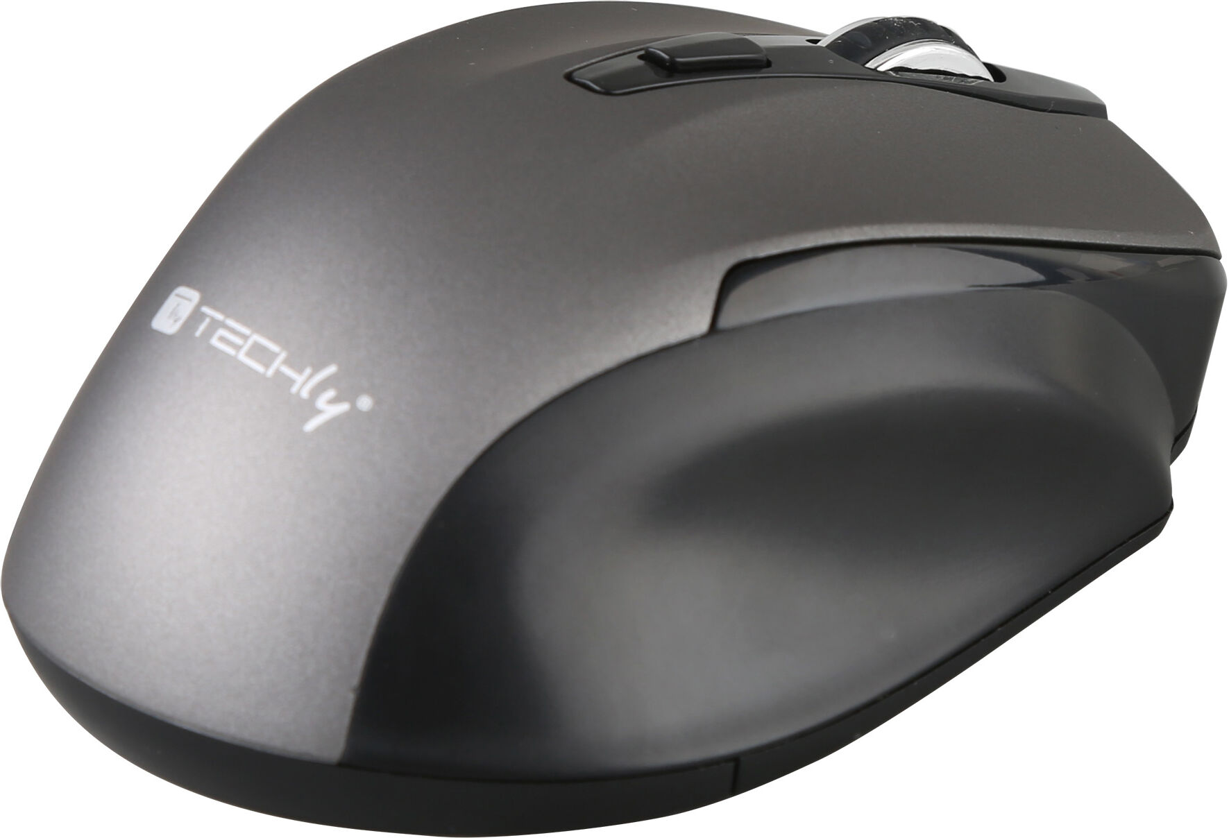 Techly Mouse Ottico Wireless 1600dpi Grigio