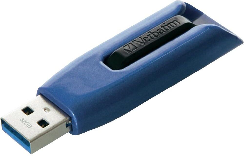 Verbatim Memoria USB 3.0 Verbatim Retrattile 32GB Blu Verbatim Memoria USB 3.0 Verbatim Retrattile 32GB Blu