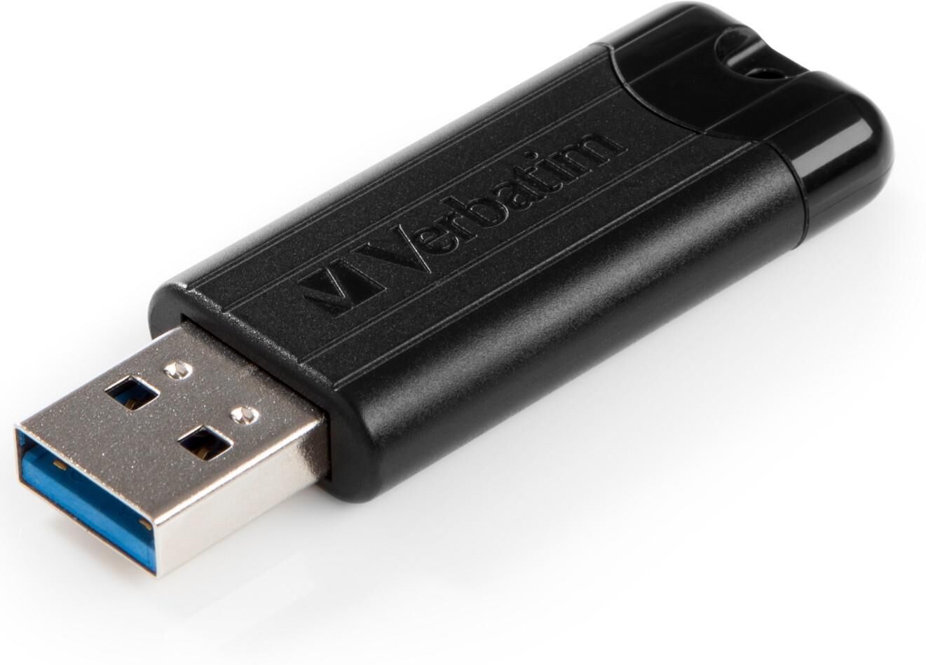Verbatim Memoria USB 3.0 PinStripe da 32Gb Colore Nero Verbatim Memoria USB 3.0 PinStripe da 32Gb Colore Nero
