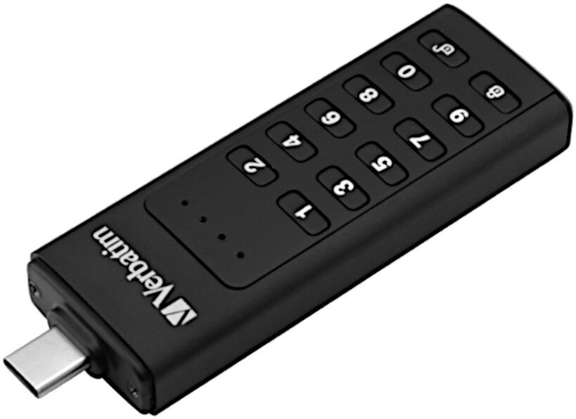 Verbatim Tastierino d’accesso Secure Unità USB-C 32GB Verbatim Tastierino d’accesso Secure Unità USB-C 32GB