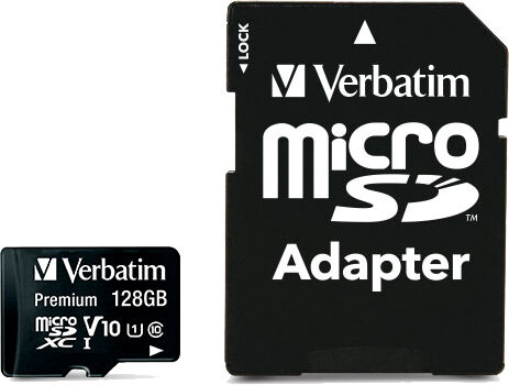 Verbatim Memoria Micro SDXC 128 Gb con Adattatore - Classe 10 Verbatim Memoria Micro SDXC 128 Gb con Adattatore - Classe 10
