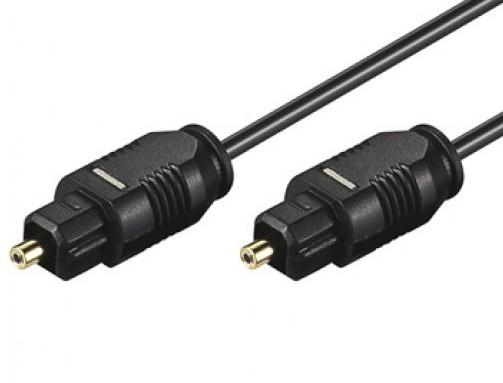 Techly Cavo audio ottico digitale Toslink (SPDIF) 2m diametro 2.2 mm