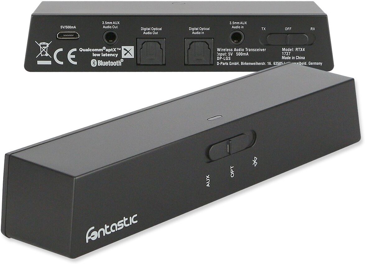 B-Speech Trasmettitore Ricevitore Bluetooth RTX4 B-Speech Trasmettitore Ricevitore Bluetooth RTX4