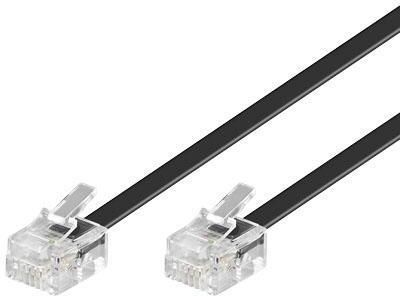 Manhattan Cavo telefonico RJ11 Modulare 6P4C 6 mt Manhattan Cavo telefonico RJ11 Modulare 6P4C 6 mt