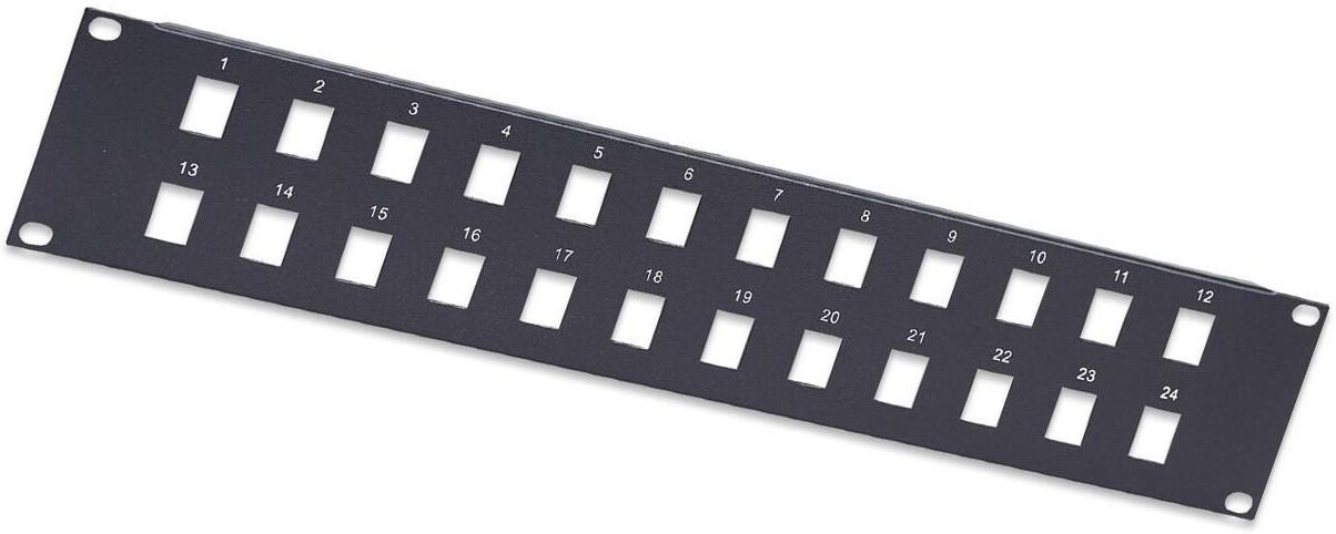 Intellinet Pannello Patch Modulare 24 posti 2 HE Nero Intellinet Pannello Patch Modulare 24 posti 2 HE Nero