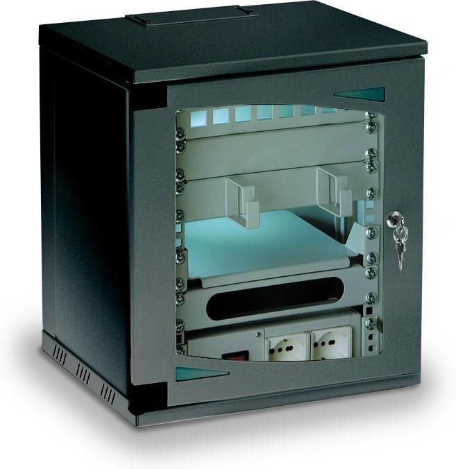 Techly Professional Armadio Rack 10" a muro 7 unità Nero Techly Professional Armadio Rack 10" a muro 7 unità Nero