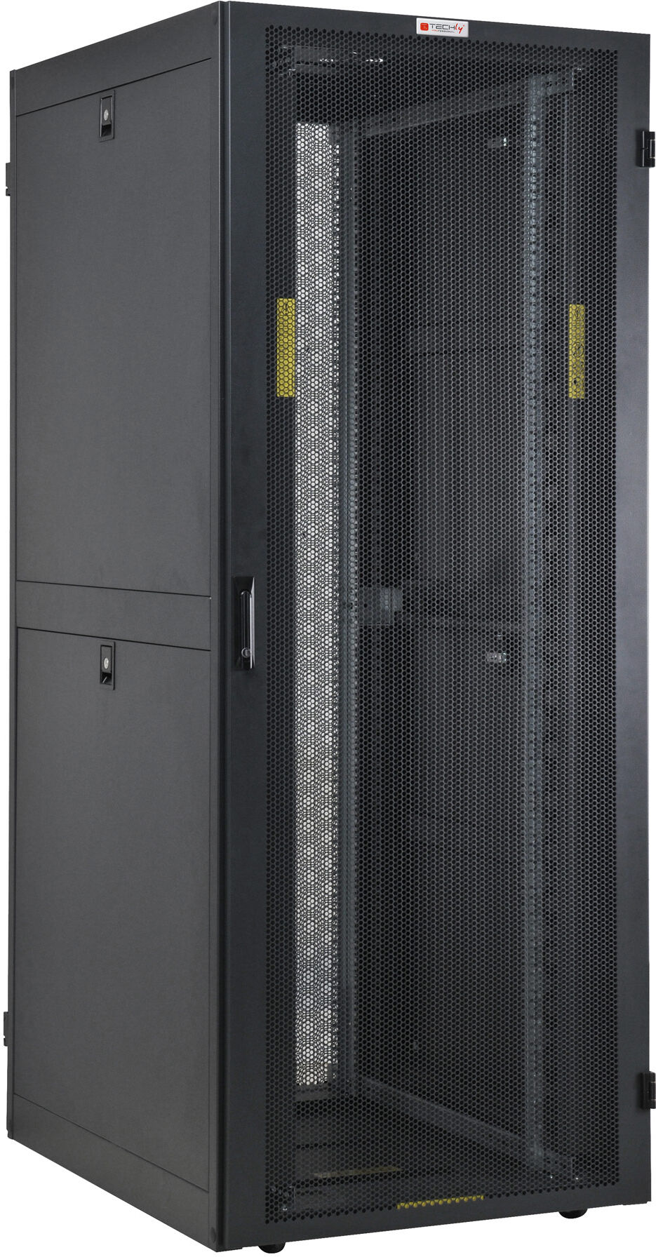 Techly Professional Armadio NetRack 19" 600x1000 42 Unità Ventilato Nero da... Techly Professional Armadio NetRack 19" 600x1000 42 Unità Ventilato Nero da...