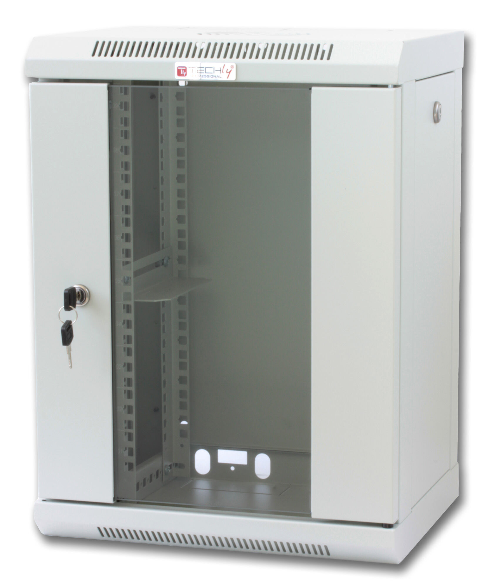 Techly Professional Armadio Rack 10" a muro 9 unità con pannelli asportabili... Techly Professional Armadio Rack 10" a muro 9 unità con pannelli asportabili...