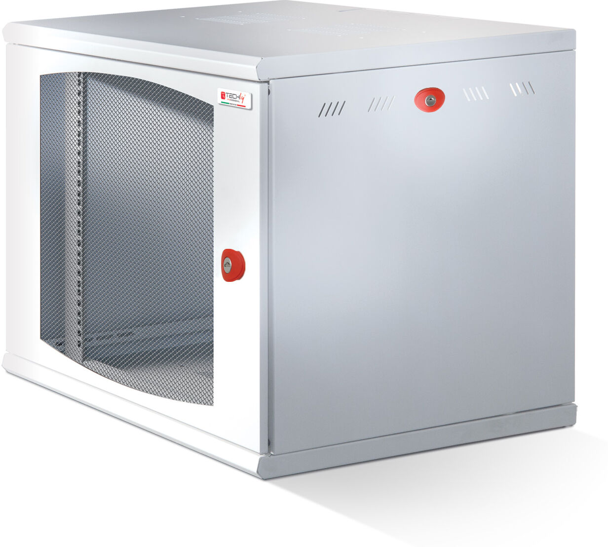 Techly Professional Armadio Rack 19" a muro 16U sezione unica P.600mm Porta... Techly Professional Armadio Rack 19" a muro 16U sezione unica P.600mm Porta...