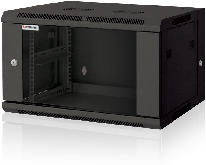 Intellinet Armadio Rack 19" a muro 9 unità due sezioni Nero Intellinet Armadio Rack 19" a muro 9 unità due sezioni Nero