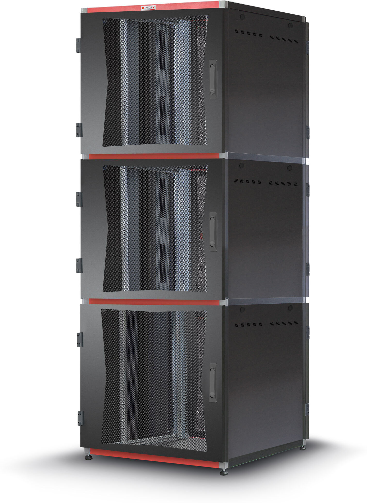 Techly Professional Armadio Server Rack 19" 800x1000 3x13 Unita' Nero serie... Techly Professional Armadio Server Rack 19" 800x1000 3x13 Unita' Nero serie...