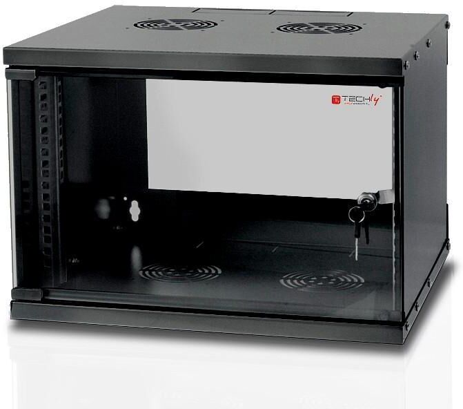 Techly Professional Armadio Rack 19" a Muro 6U prof. 320 Nero Assemblato Techly Professional Armadio Rack 19" a Muro 6U prof. 320 Nero Assemblato