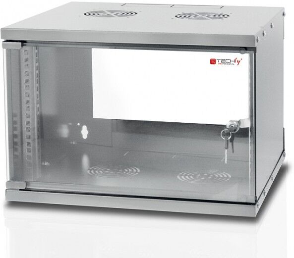 Techly Professional Armadio Rack 19" a Muro 9U prof. 320 Grigio Assemblato Techly Professional Armadio Rack 19" a Muro 9U prof. 320 Grigio Assemblato