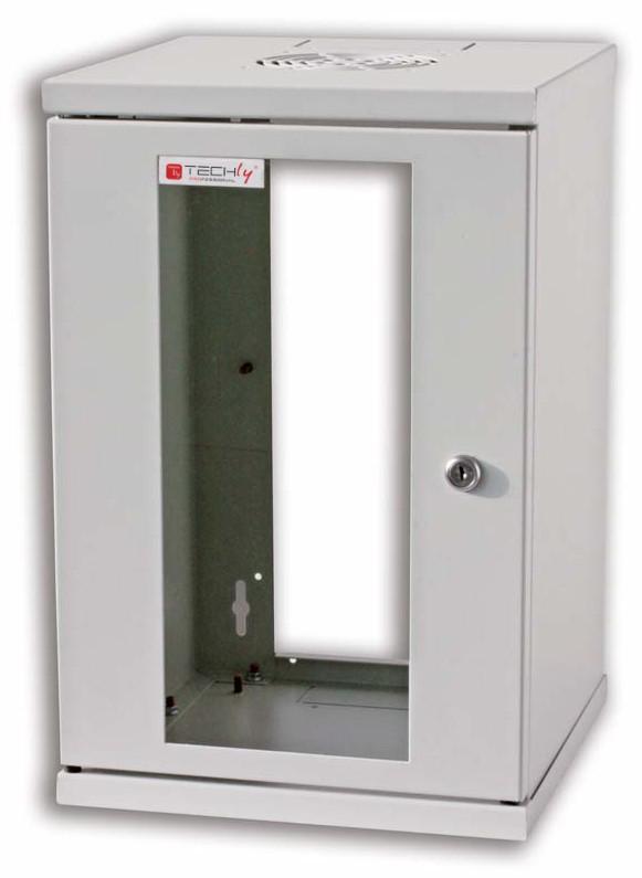 Techly Professional Armadio Rack 10" a muro 9 unità Grigio prof. 300 mm Techly Professional Armadio Rack 10" a muro 9 unità Grigio prof. 300 mm