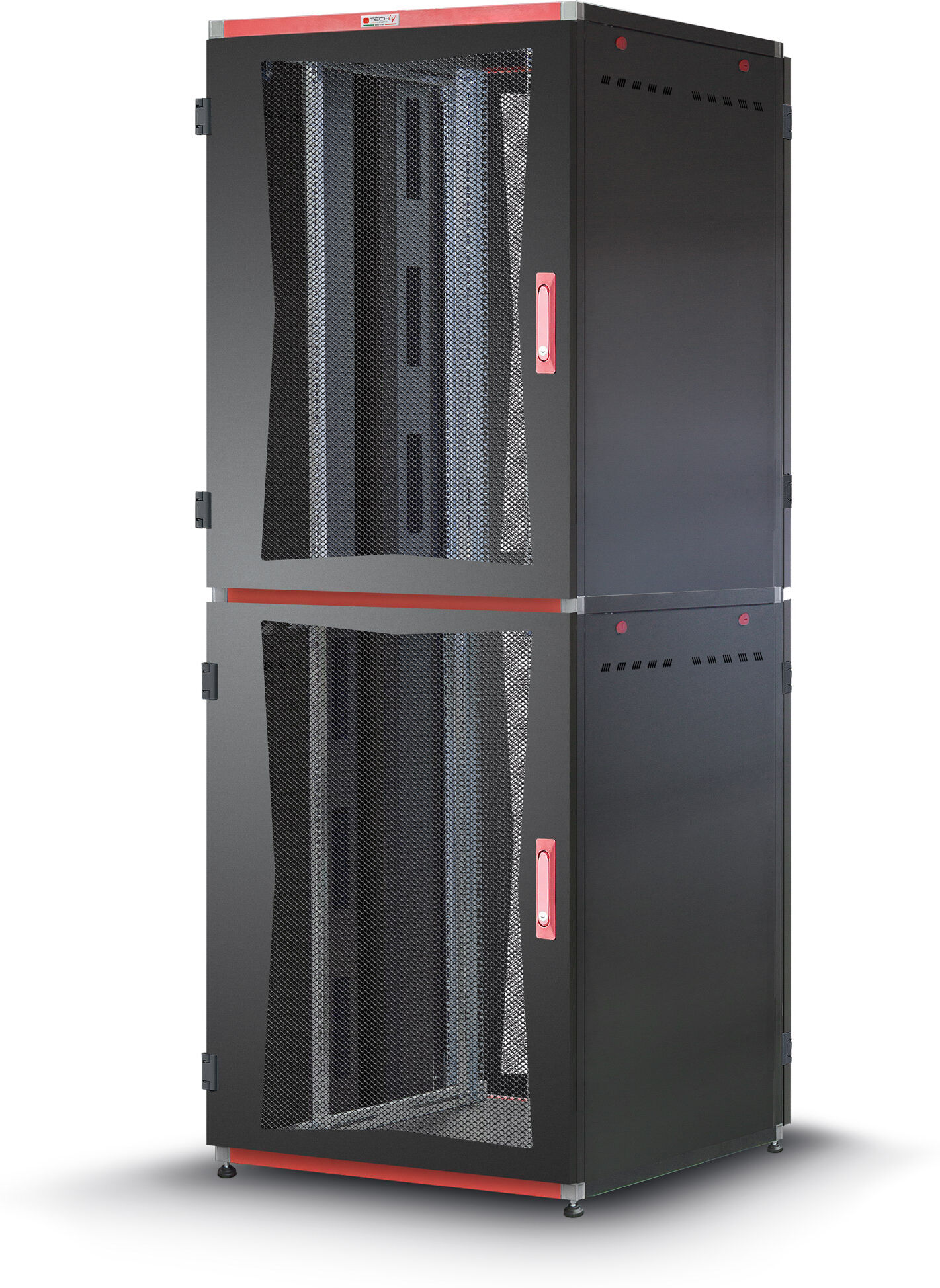 Techly Professional Armadio Server Rack 19" 800x1000 2x20 Unita' Nero serie...