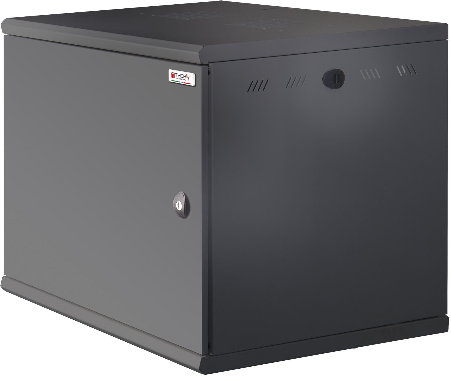 Techly Professional Armadio Rack 19" a muro 6U sezione unica P 500mm Porta Cieca Nero Techly Professional Armadio Rack 19" a muro 6U sezione unica P 500mm Porta Cieca Nero