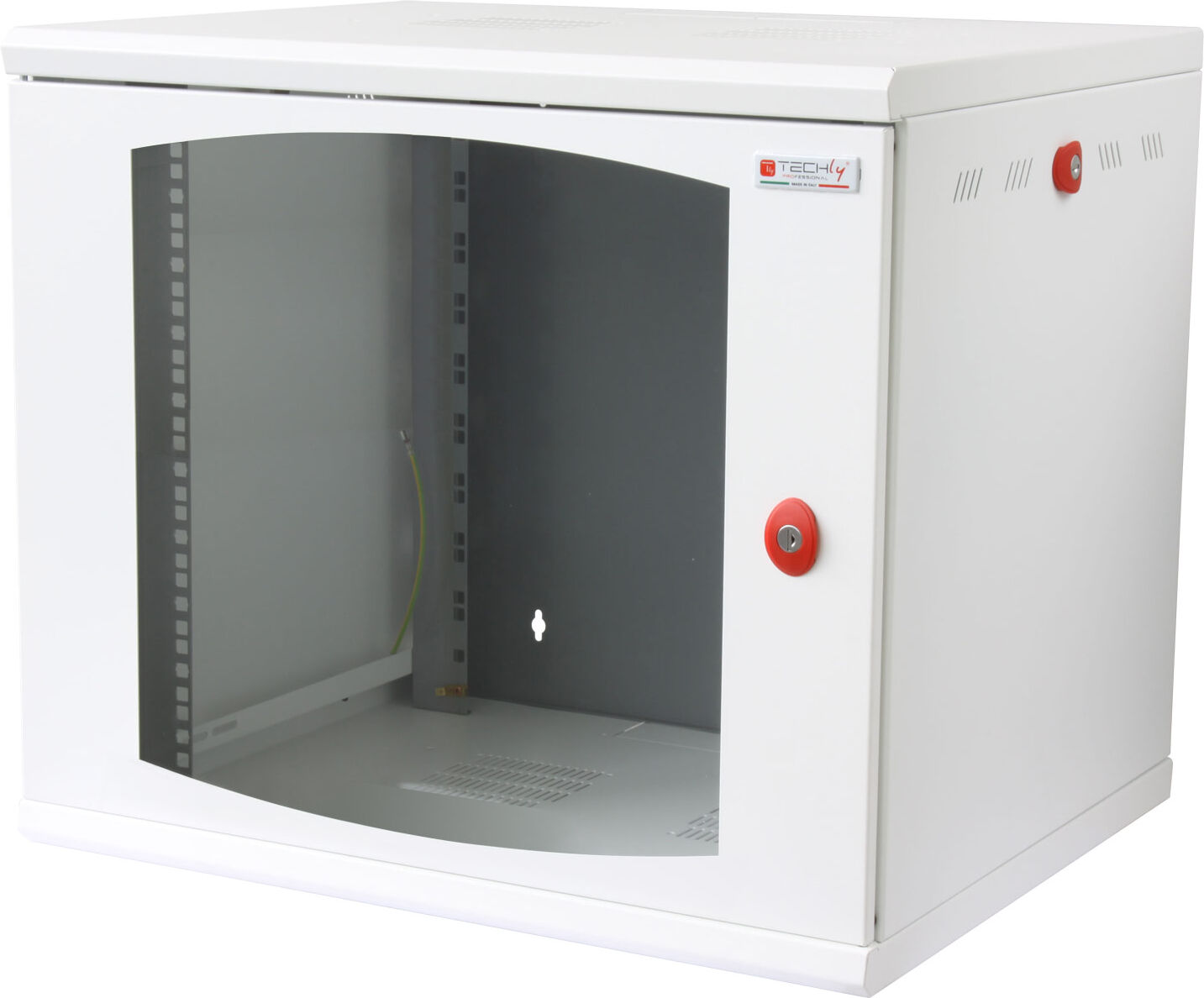 Techly Professional Armadio Rack 19" a muro 13 unità sezione unica prof. 500mm... Techly Professional Armadio Rack 19" a muro 13 unità sezione unica prof. 500mm...