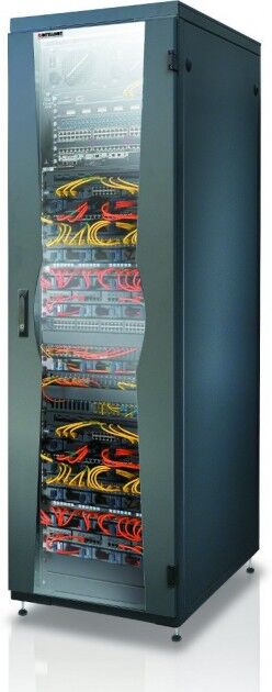 Intellinet Armadio NetRack 19" 600x1000 27 Unità Nero Porte Grigliate... Intellinet Armadio NetRack 19" 600x1000 27 Unità Nero Porte Grigliate...