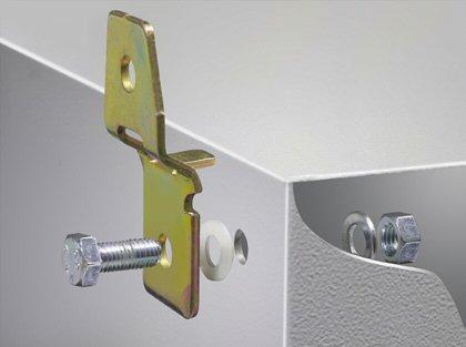 Techly Professional Staffe di fissaggio a muro per rack IP65 Techly Professional Staffe di fissaggio a muro per rack IP65