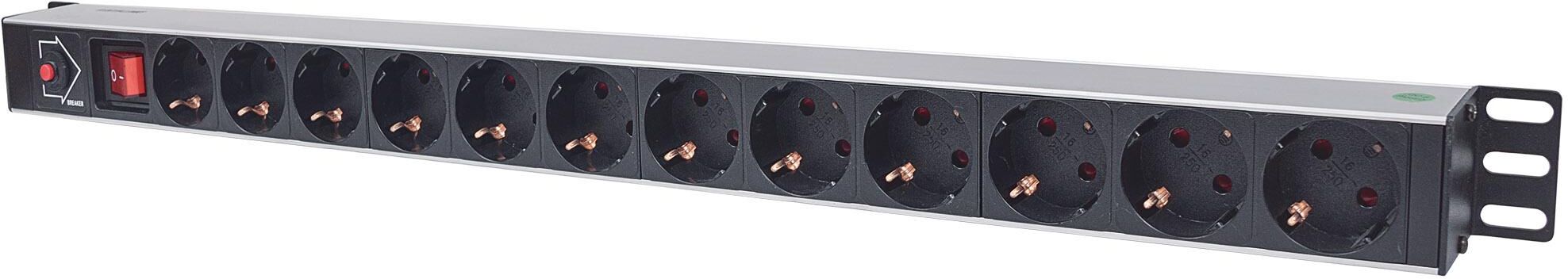Intellinet Multipresa Verticale per Rack 12 posti Schuko Intellinet Multipresa Verticale per Rack 12 posti Schuko