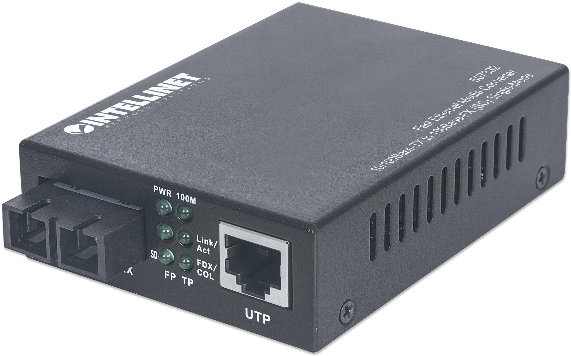 Intellinet Media Converter Fast Ethernet Monomodale Intellinet Media Converter Fast Ethernet Monomodale