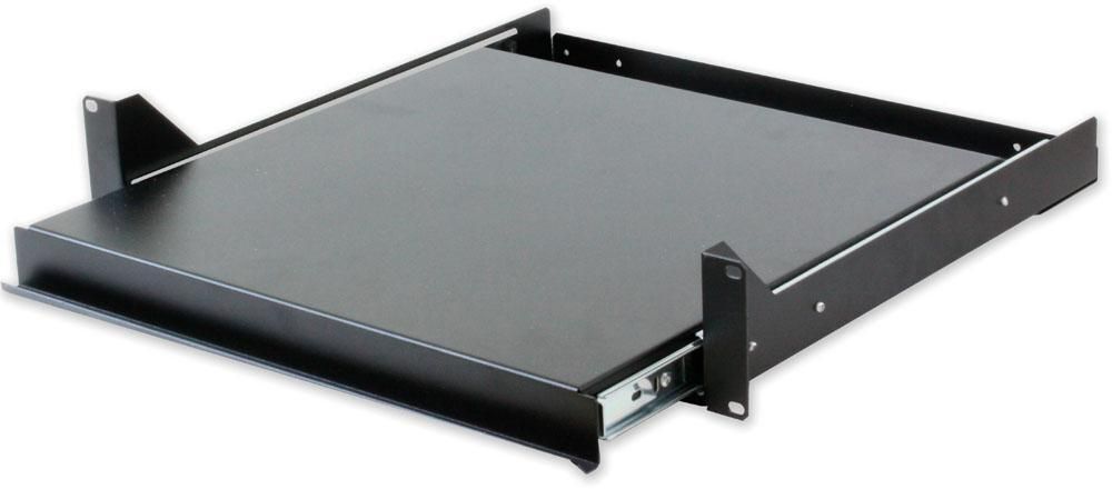 Techly Professional Mensola Estraibile per Rack Porta Tastiera 2U Nera Techly Professional Mensola Estraibile per Rack Porta Tastiera 2U Nera