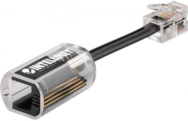 Intellinet Plug Telefonico RJ10 Antiattorcigliamento per Cornetta Cavo 30mm Intellinet Plug Telefonico RJ10 Antiattorcigliamento per Cornetta Cavo 30mm