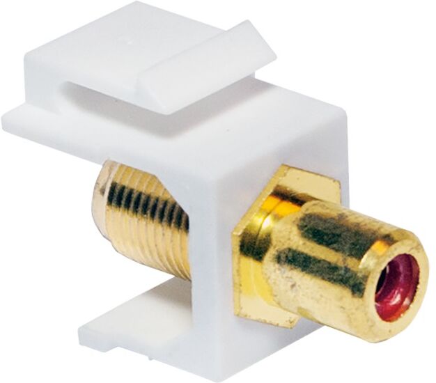 Logilink Adattatore Keystone RCA/F F/F Rosso Logilink Adattatore Keystone RCA/F F/F Rosso