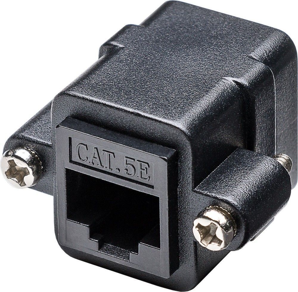 Goobay Adattatore RJ45 F/RJ45 F da Pannello Cat.5E UTP