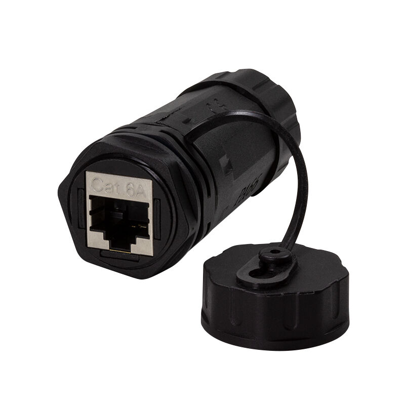 Logilink Accoppiatore RJ45 Cat.6A IP68 con Passacavo