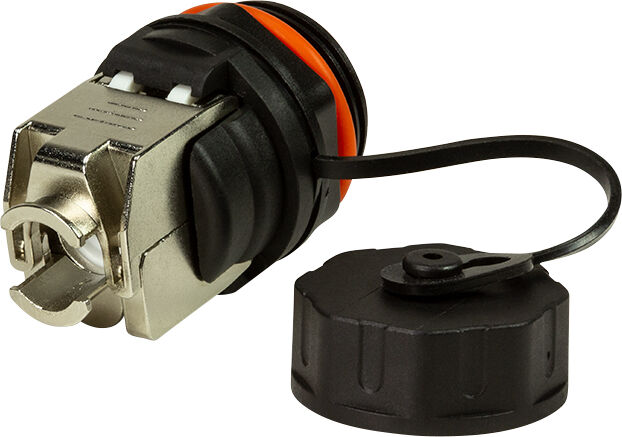 Logilink Accoppiatore RJ45 Cat.6A Schermato IP68 toolless Logilink Accoppiatore RJ45 Cat.6A Schermato IP68 toolless