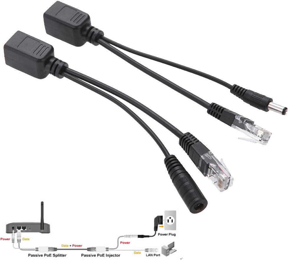 Intellinet Kit cavi splitter POE passivo Intellinet Kit cavi splitter POE passivo