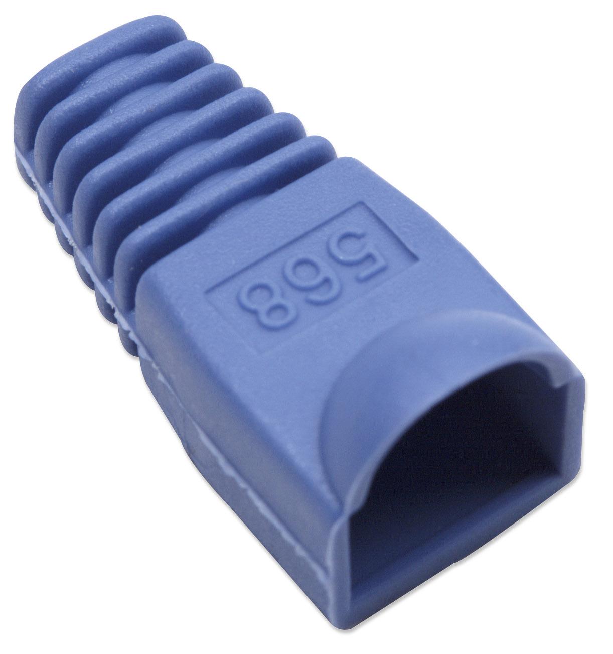 Intellinet Copriconnettore per Plug RJ45 6.2mm Blu