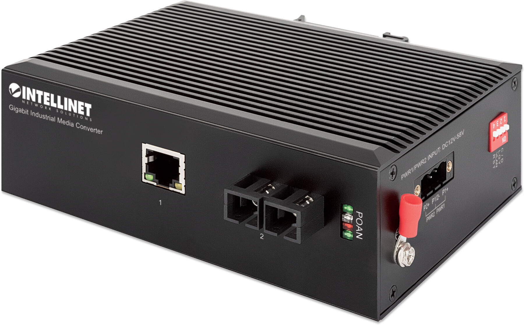 Intellinet Media Converter Industriale Gigabit 1000Base-SX Monomodale Intellinet Media Converter Industriale Gigabit 1000Base-SX Monomodale