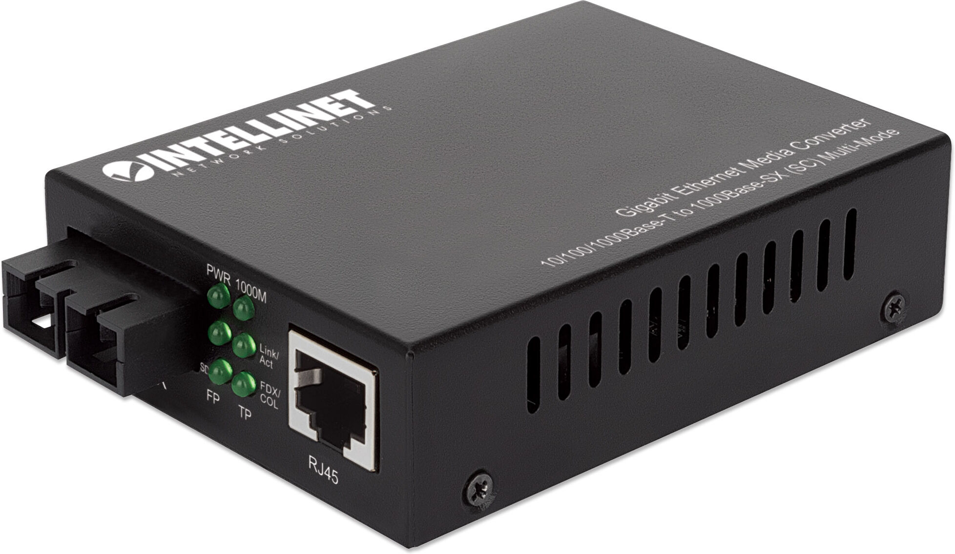 Intellinet Gigabit Ethernet Media Converter Fibra SC Multimodale