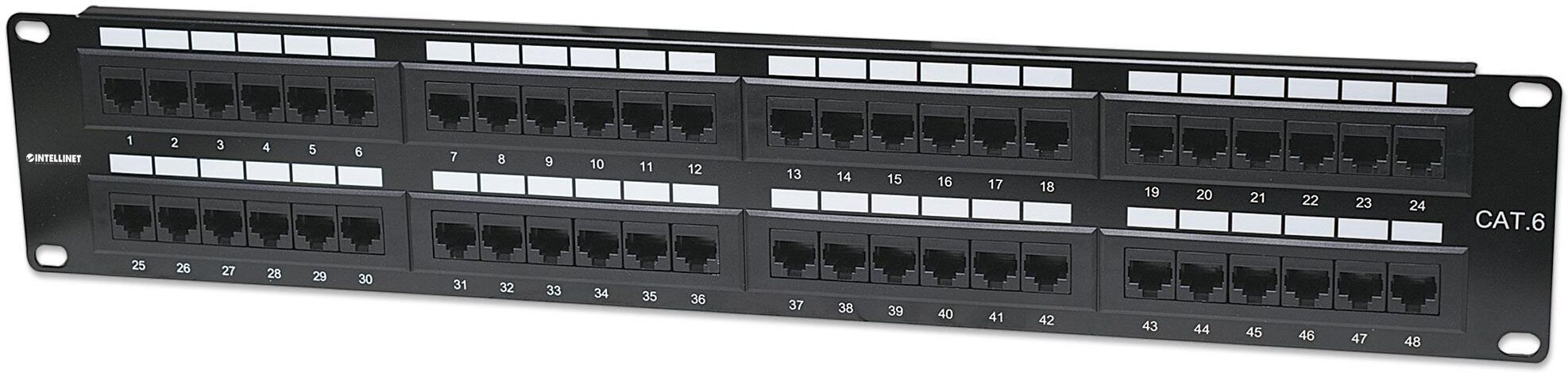 Intellinet Pannello Patch UTP 48 posti RJ45 cat. 6 Intellinet Pannello Patch UTP 48 posti RJ45 cat. 6