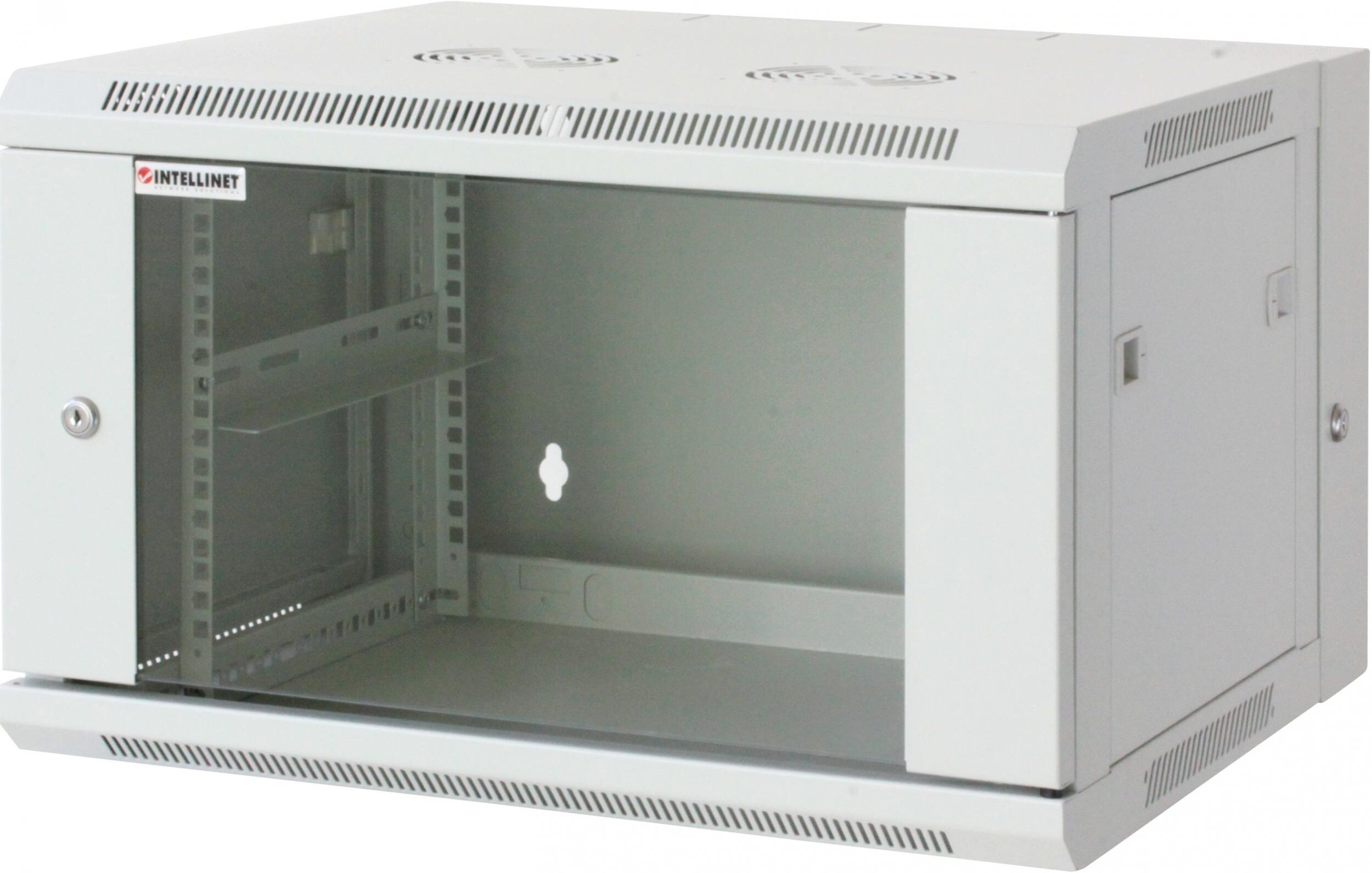 Intellinet Armadio Rack 19" a muro 15 unità due sezioni Grigio Intellinet Armadio Rack 19" a muro 15 unità due sezioni Grigio