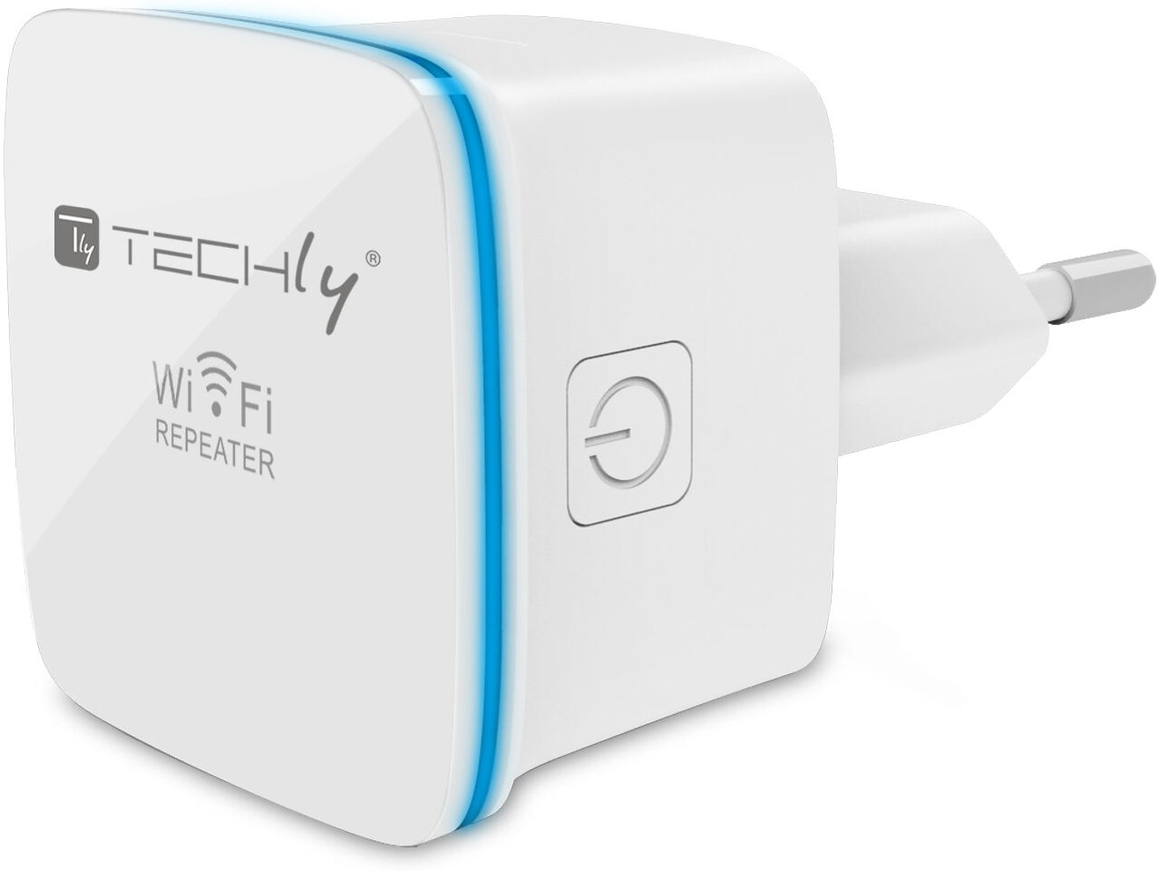 Techly Mini Ripetitore Wireless 300Mbps Amplificatore da Muro Repeater7 Techly Mini Ripetitore Wireless 300Mbps Amplificatore da Muro Repeater7
