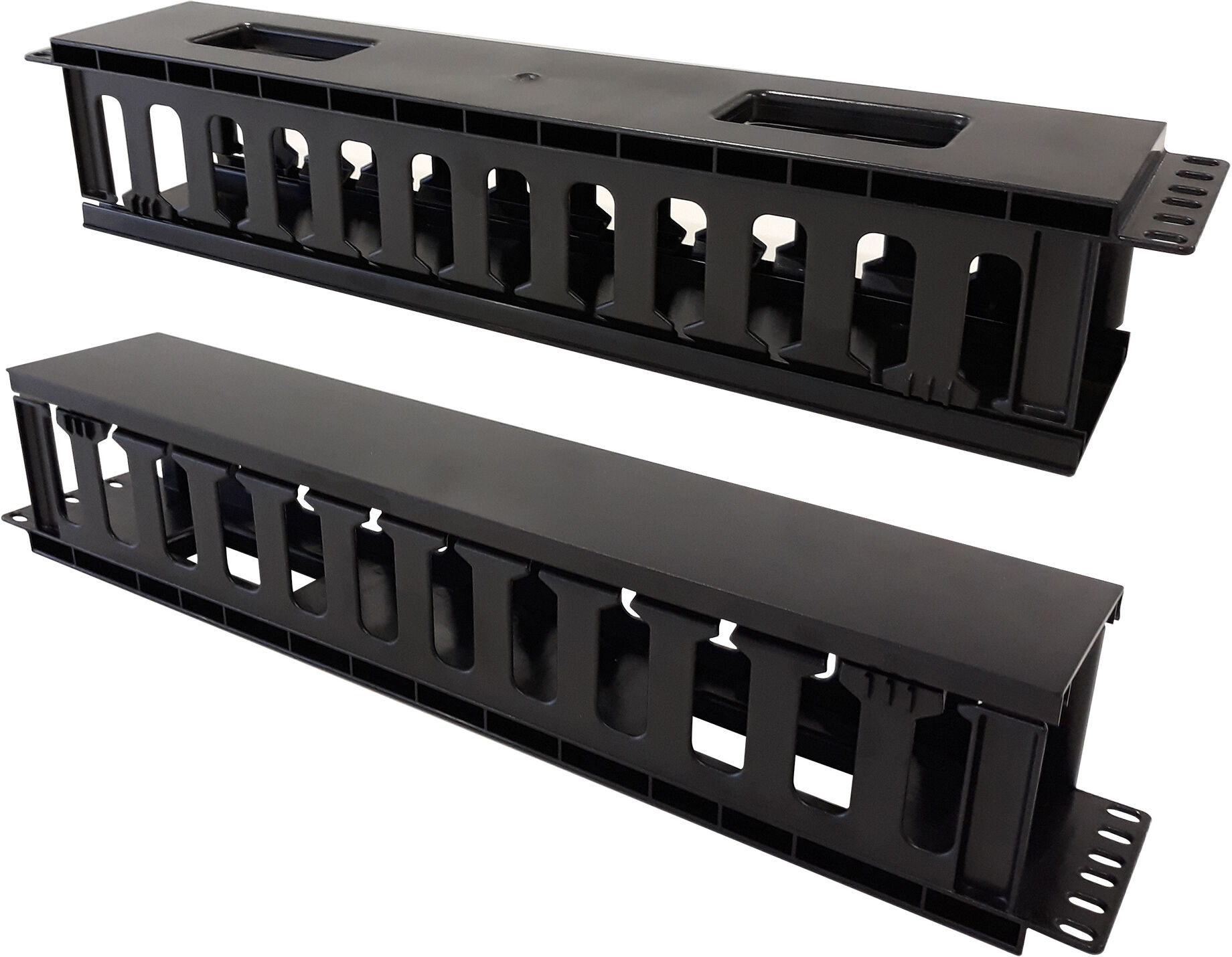 Techly Professional Pannello Passacavi 19" 2U con Coperchio Techly Professional Pannello Passacavi 19" 2U con Coperchio