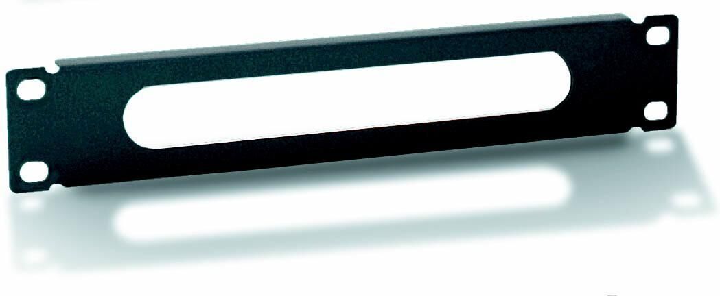 Techly Professional Pannello passacavo 10" 1U Nero Techly Professional Pannello passacavo 10" 1U Nero