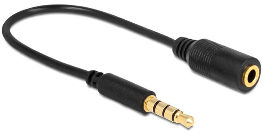 Delock Cavo Audio 3.5" M/F 4Pin Convertitore di Assegnazione Pin...