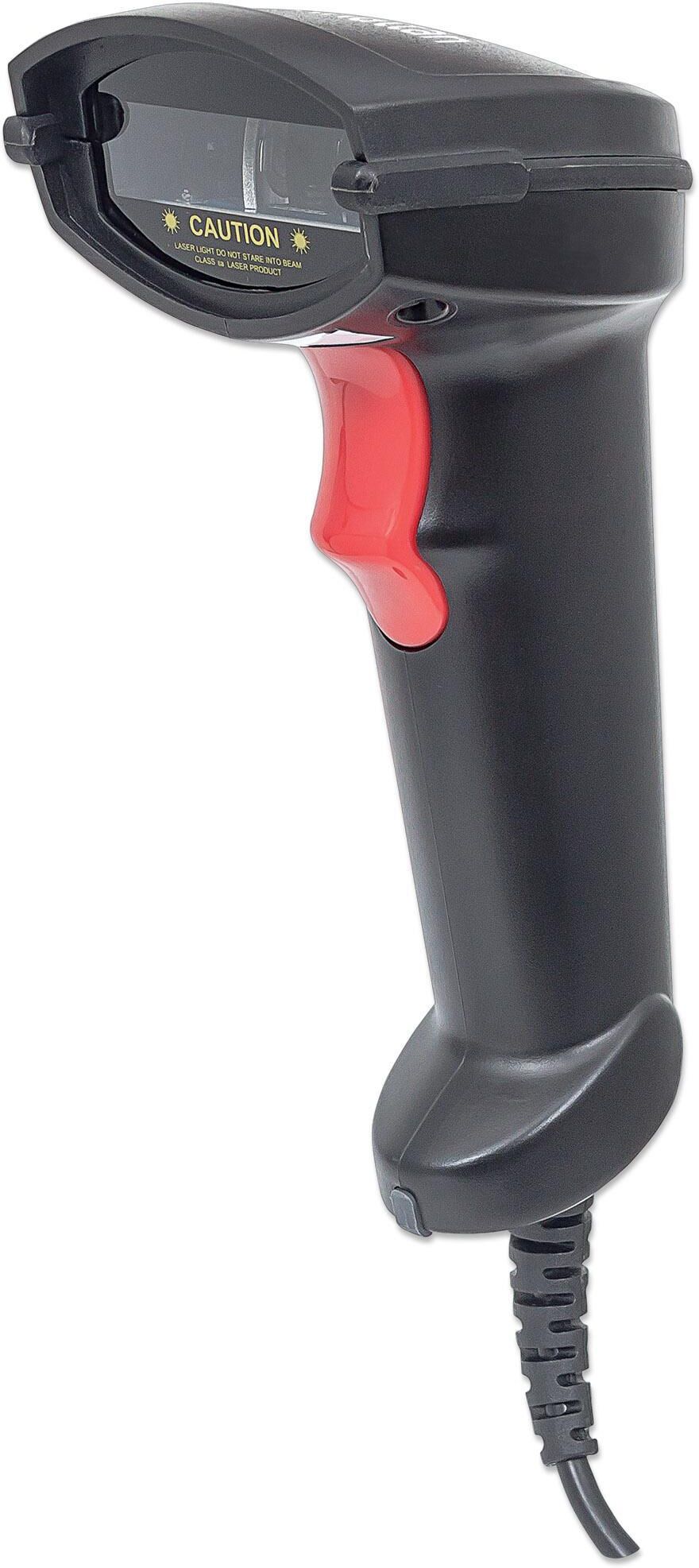 Manhattan Lettore Laser Barcode Professionale USB Nero