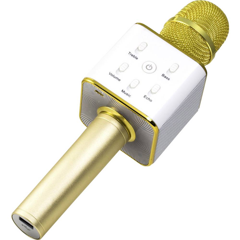 Technaxx Microfono Karaoke Bluetooth con Speaker Stereo, BT-X31