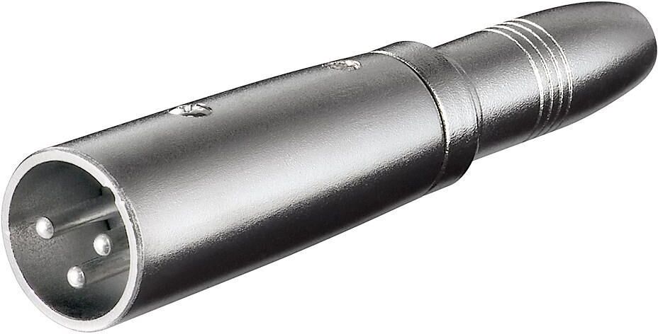 Goobay Adattatore XLR Cannon Maschio ad Audio 6,35mm Femmina Mono Goobay Adattatore XLR Cannon Maschio ad Audio 6,35mm Femmina Mono