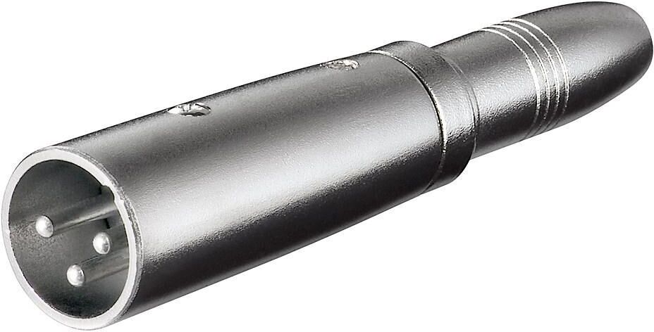 Goobay Adattatore XLR Cannon Maschio ad Audio 6,35mm Femmina Mono