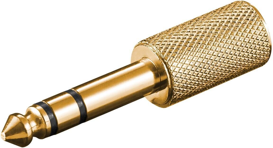 Goobay Adattatore audio stereo 6,35 mm a 3,5 mm metallo Goobay Adattatore audio stereo 6,35 mm a 3,5 mm metallo